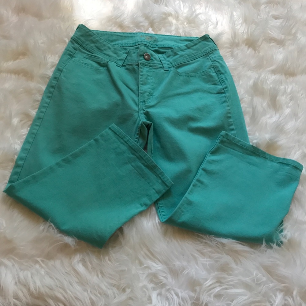 Riders by Lee Jeans Size 8 Green Capris